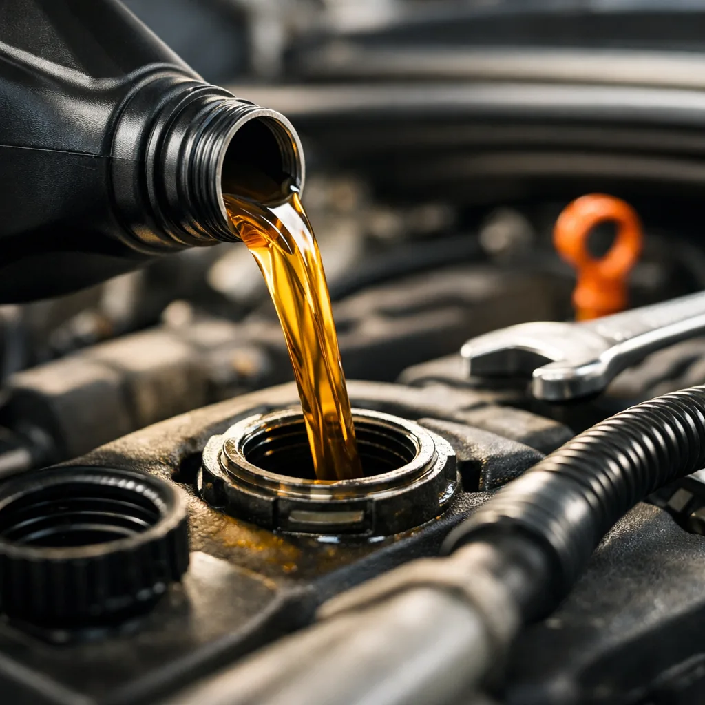Oil change service